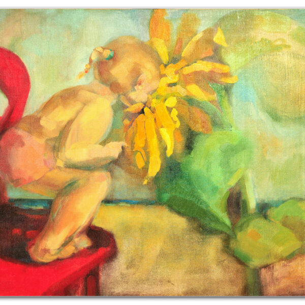 "The Little Sunshine" Oil on canvas Size:100 x 120 cm, 2012