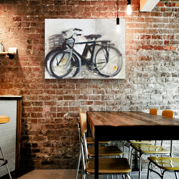 "Just the two of us" Oil on canvas Size: 100 x 80  cm, 2025