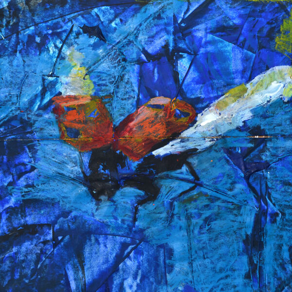 "Night hunt across the meadow" detail