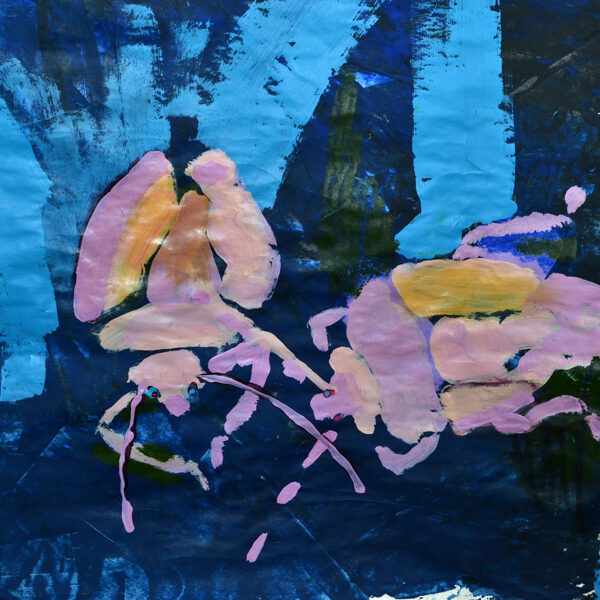 "Night hunt across the meadow" detail