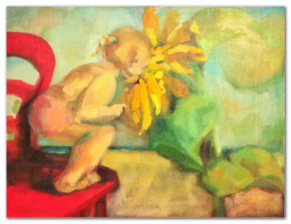 "The Little Sunshine" Oil on canvas Size:100 x 120 cm, 2012