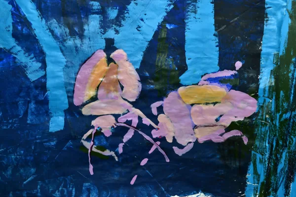 "Night hunt across the meadow" detail